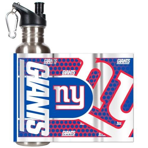NY Giants Steel Water Bottle NY Giants Steel Water Bottle