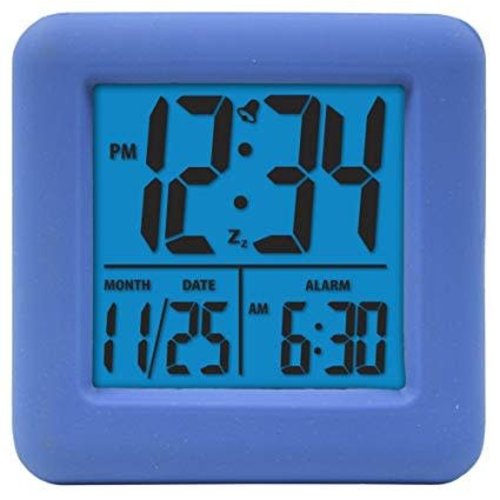 Blue Square Digital Clock Blue Square Digital Clock