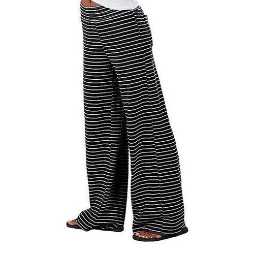Black Striped Jersey Pants Black Striped Jersey Pants