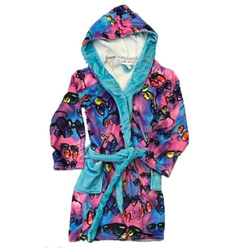 Heart Glasses Fuzzy Robe Heart Glasses Fuzzy Robe