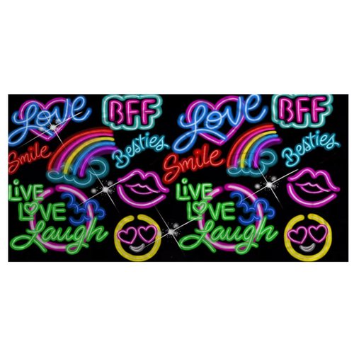 Neon Lights Towel Neon Lights Towel