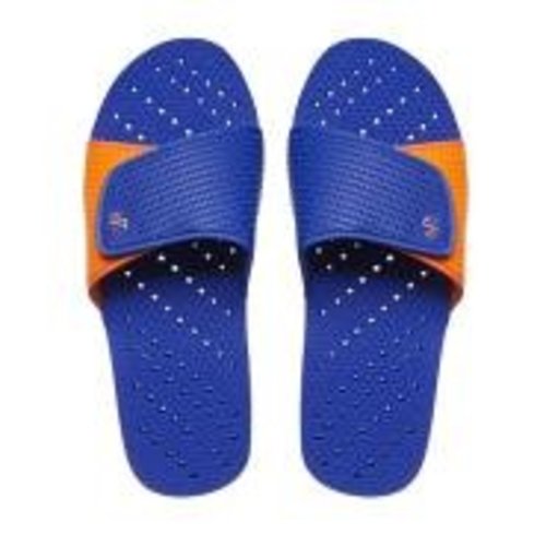 Royal and Orange Showaflop Slides Royal and Orange Showaflop Slides