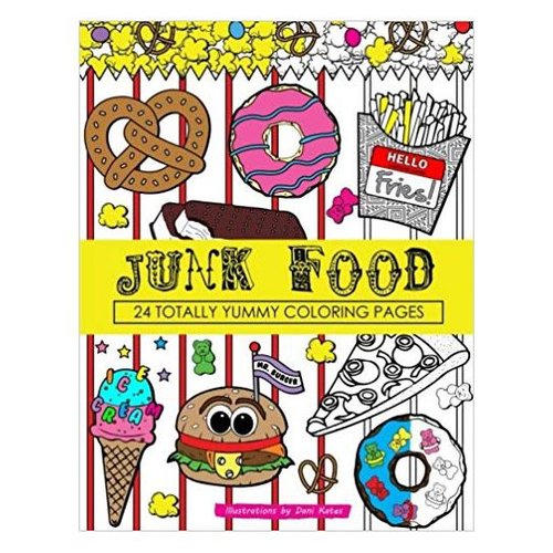 Junk Food Coloring Book Junk Food Coloring Book