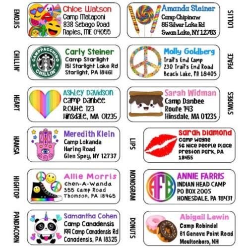 Return Address Labels Return Address Labels