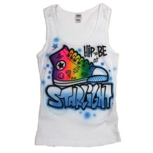 Patched Sneaker Airbrushed Tank
