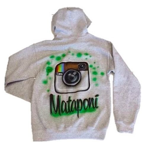 Airbrushed Instafab Sweatshirt Airbrushed Instafab Sweatshirt