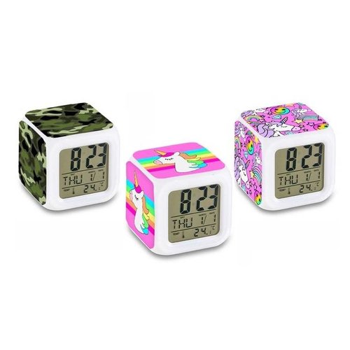 Light Up Patterned Clocks Light Up Patterned Clocks