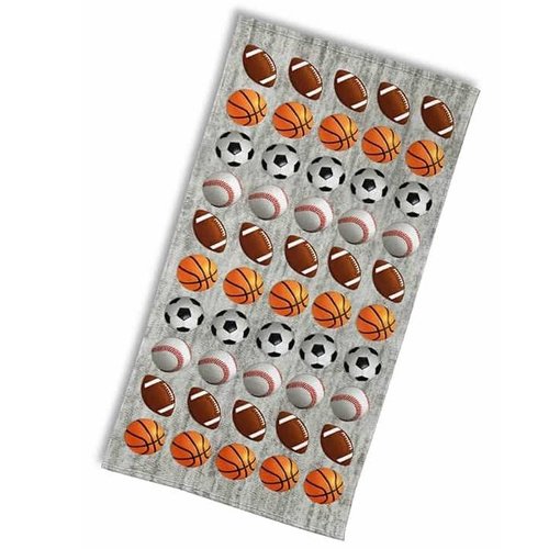 Large Sports Balls Towel Large Sports Balls Towel
