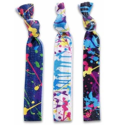 Splatter Paint Pony Holders Splatter Paint Pony Holders