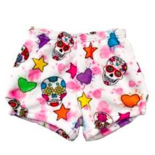 Sugar Skull Fuzzy Shorts Sugar Skull Fuzzy Shorts