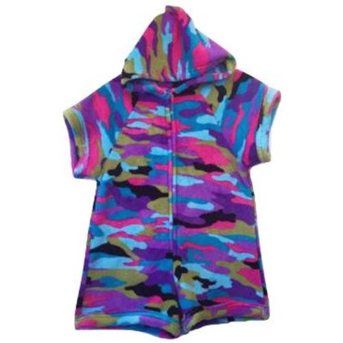 Funky Camo Fuzzy Romper Funky Camo Fuzzy Romper