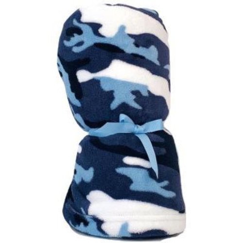 Blue Camo Fuzzy Blanket Blue Camo Fuzzy Blanket