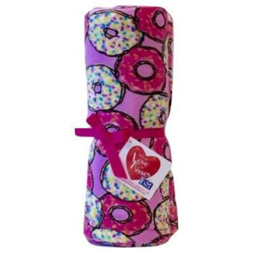 Pink Donuts Fuzzy Blanket Pink Donuts Fuzzy Blanket