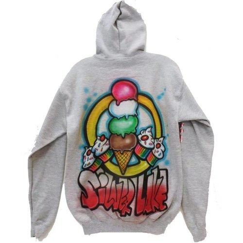 Airbrushed Ice Cream Sweatshirt Airbrushed Ice Cream Sweatshirt