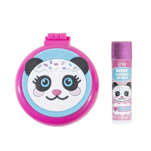 Panda Brush, Mirror and Lip Balm Panda Brush, Mirror and Lip Balm