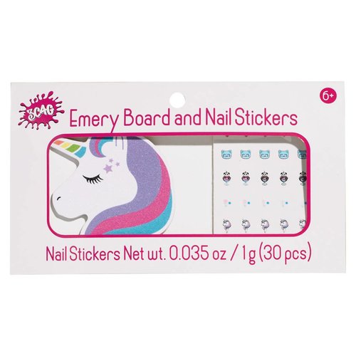 Unicorn Nail File and Stickers Unicorn Nail File and Stickers