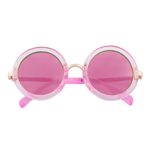 Pink Translucent Round Sunglasses Pink Translucent Round Sunglasses