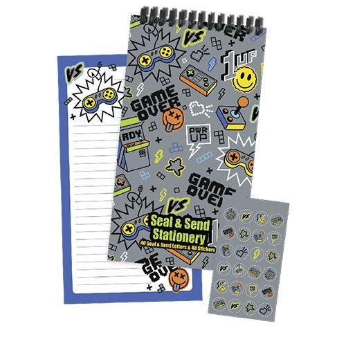 Gamer Fold & Seal Notecards Gamer Fold & Seal Notecards