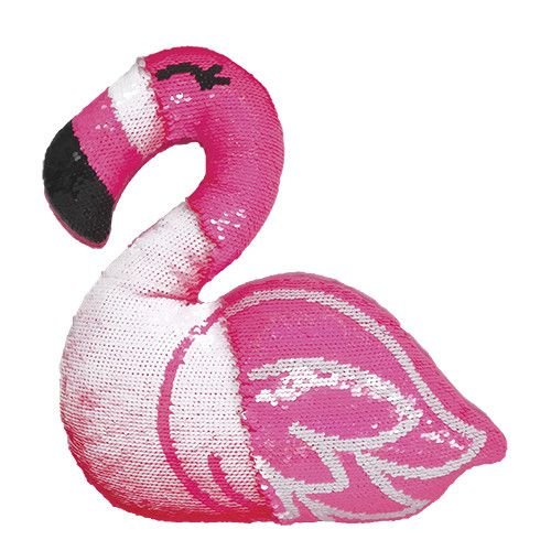 Flamingo Reversible Sequin Pillow Flamingo Reversible Sequin Pillow