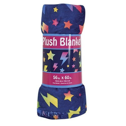 Stars & Lightning Fuzzy Throw Blanket Stars & Lightning Fuzzy Throw Blanket