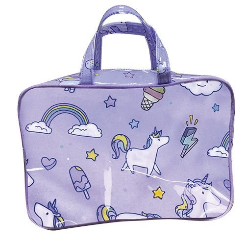 Unicorn Wishes Large Cosmetic Bag Unicorn Wishes Large Cosmetic Bag