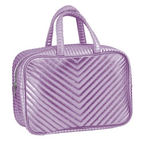 Pink Chevron Large Cosmetic Bag Pink Chevron Large Cosmetic Bag