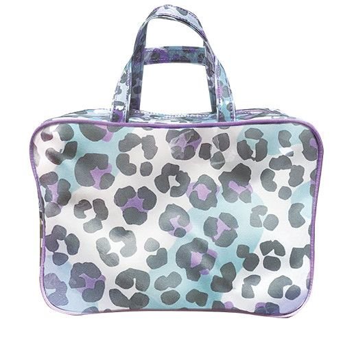 Snow Leopard Large Cosmetic Bag Snow Leopard Large Cosmetic Bag