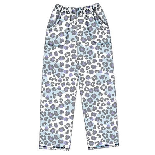 Snow Leopard Fuzzy Pants Snow Leopard Fuzzy Pants