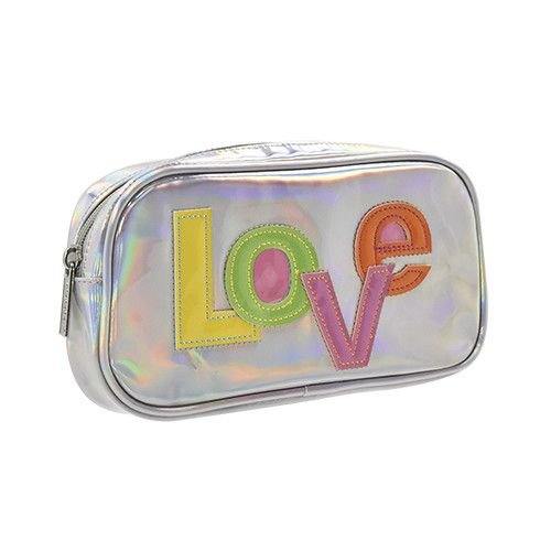 Love Patch Holographic Small Cosmetic Bag Love Patch Holographic Small Cosmetic Bag