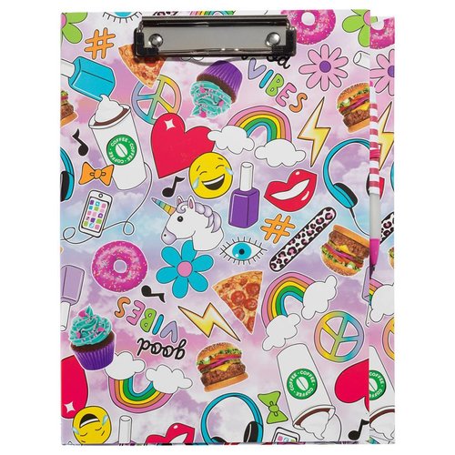 Good Vibes Clipboard and Stationery Set Good Vibes Clipboard and Stationery Set