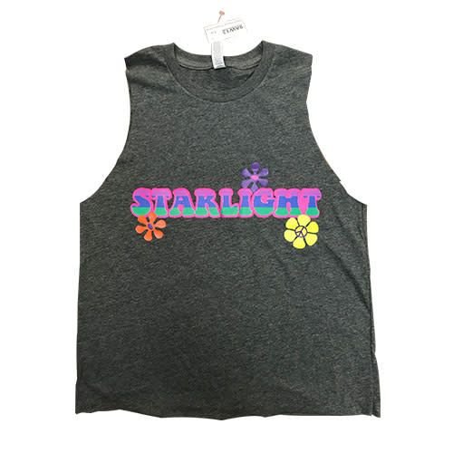 Bright Hippie Flowers Sleeveless Shirt Bright Hippie Flowers Sleeveless Shirt