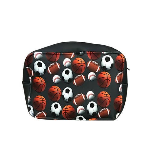 Charcoal Sports Ball Neoprene Dopp Kit Charcoal Sports Ball Neoprene Dopp Kit
