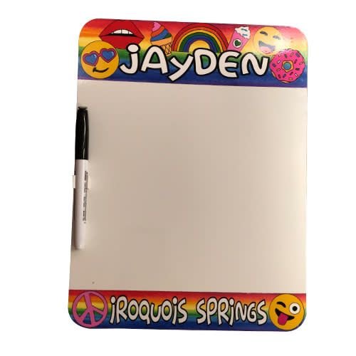 Rainbow Vibes Dry Erase Board Rainbow Vibes Dry Erase Board