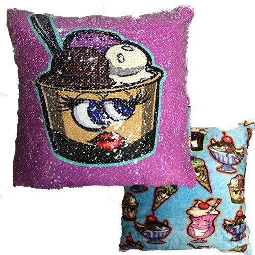 Happy Dessert Sequin Pillow Happy Dessert Sequin Pillow