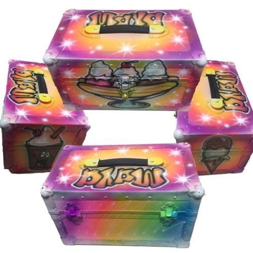 Airbrushed Sweets Mini Trunk Airbrushed Sweets Mini Trunk