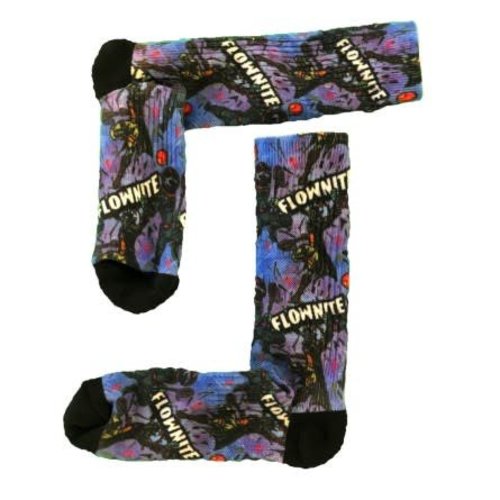 Flownite Purple Crew Socks Flownite Purple Crew Socks