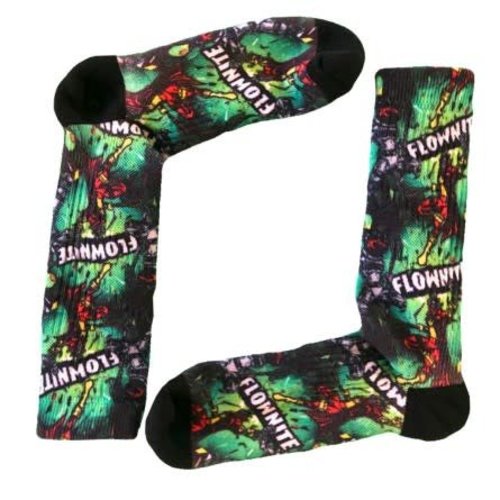 Flownite Green Crew Socks Flownite Green Crew Socks