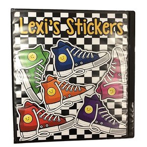Checkered Sneakers Sticker Book