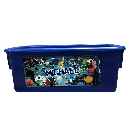 Sporty Collage Storage Tub Sporty Collage Storage Tub
