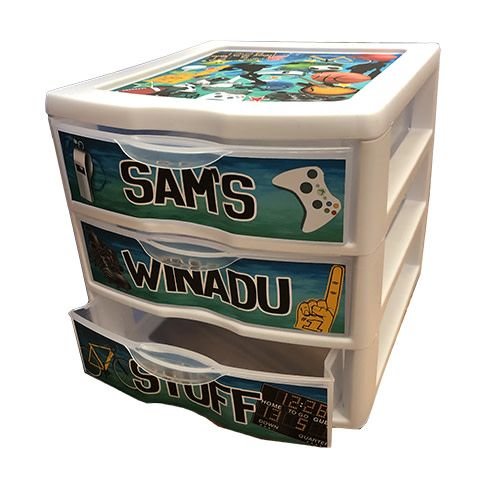 Boy Collage Drawers Boy Collage Drawers