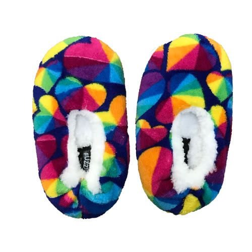Prism Hearts Fuzzy Slippers Prism Hearts Fuzzy Slippers