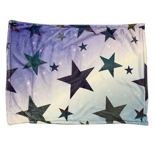 Glitter Star Fuzzy Pillowcase Glitter Star Fuzzy Pillowcase