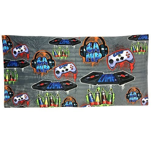 Light Grey Camp DJ Splatter Towel Light Grey Camp DJ Splatter Towel