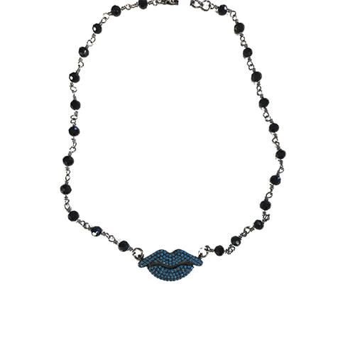 Lips Beaded Choker Lips Beaded Choker