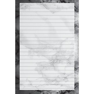 Black Marble Notepad