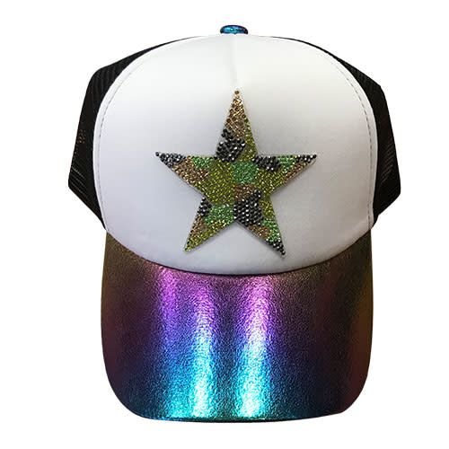 Blingy Camo Star Trucker Hat Blingy Camo Star Trucker Hat
