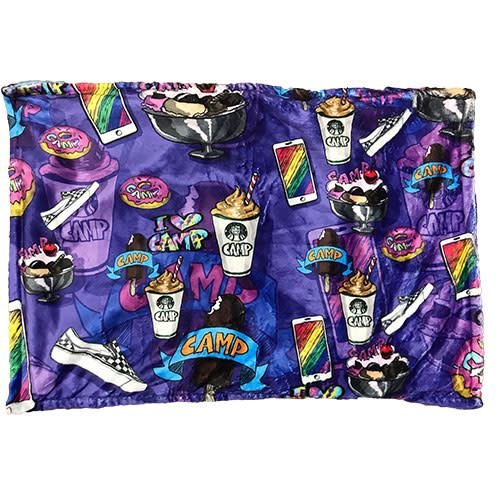 Camp Sundae Fuzzy Pillowcase Camp Sundae Fuzzy Pillowcase