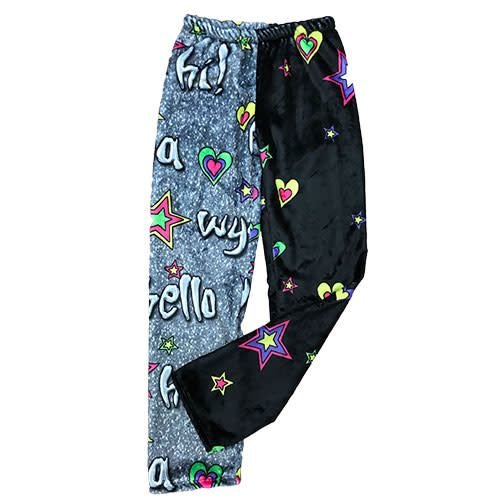 Hello Chrome Fuzzy Pants Hello Chrome Fuzzy Pants
