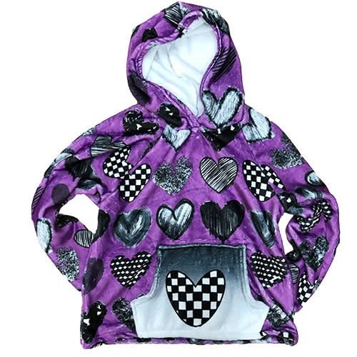Purple Hearts Hoody Pullover Purple Hearts Hoody Pullover