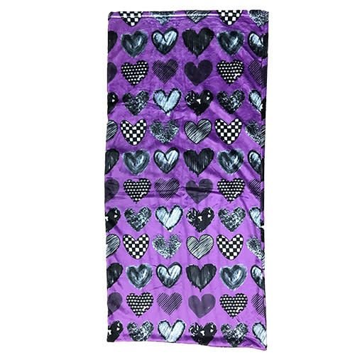 Purple Hearts Towel Purple Hearts Towel